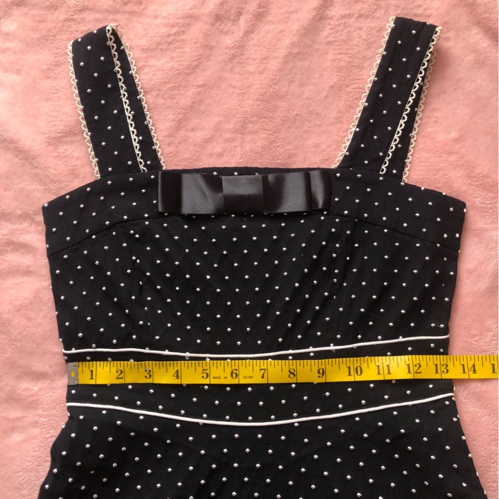 Black and white polka dot dress - Picture 4 of 6